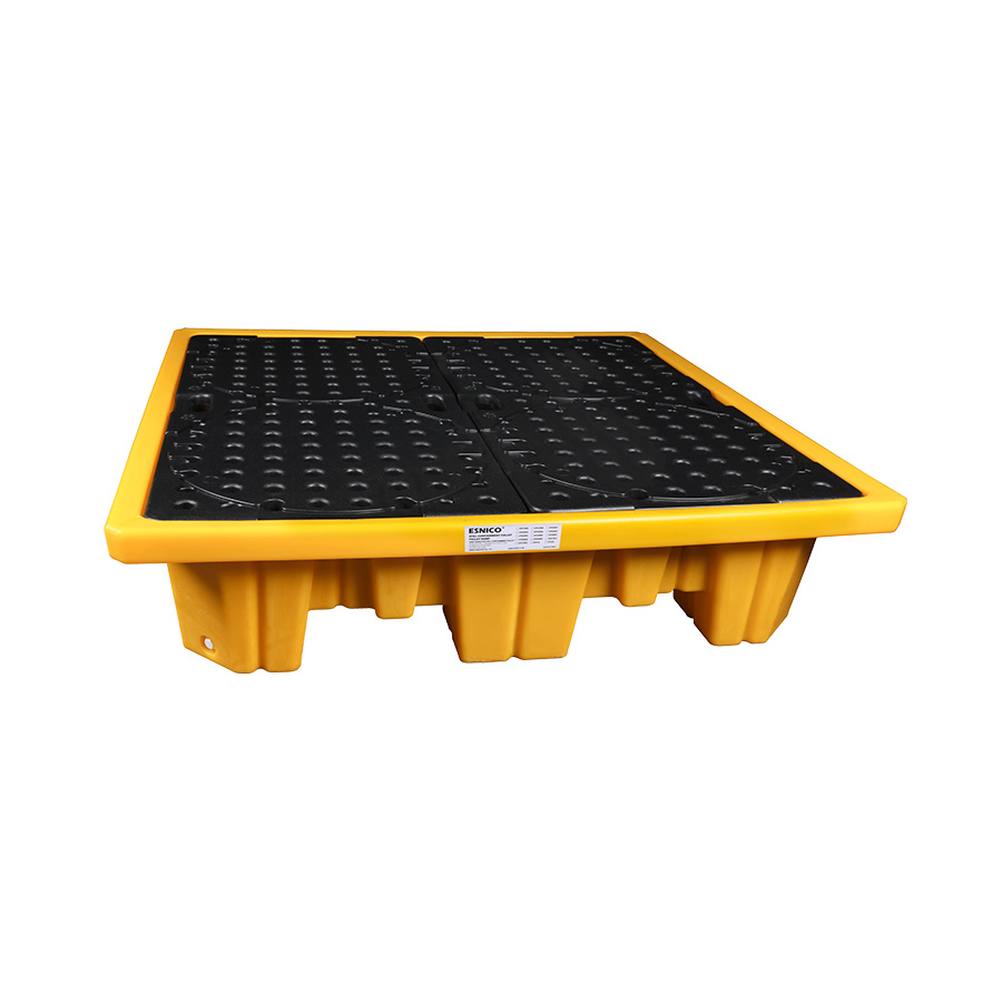 Spill Containment Pallet, 4 Drum, Height 30cm, Rotomolding - SP03004