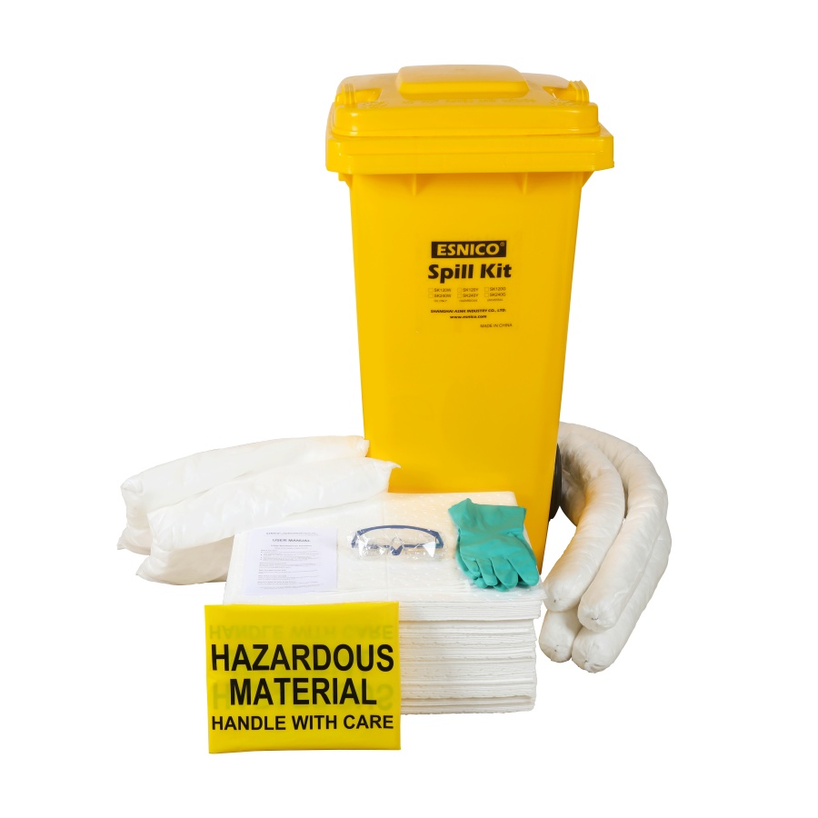 Mobile Spill Kit, Oil Only, 120L - SK120W