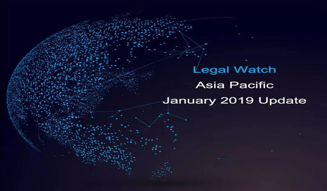 Legal Watch Asia and Pacific January Update